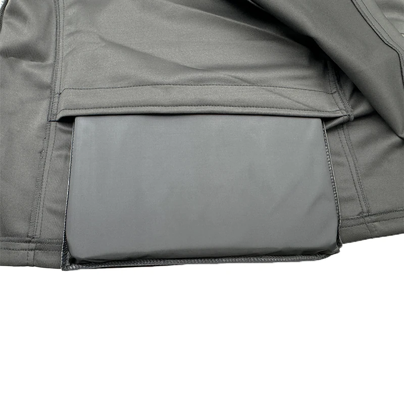 NIJ IIIA PE Chaleco elástico ligero incorporado Camiseta Armadura corporal interna 9 mm - imagen 3