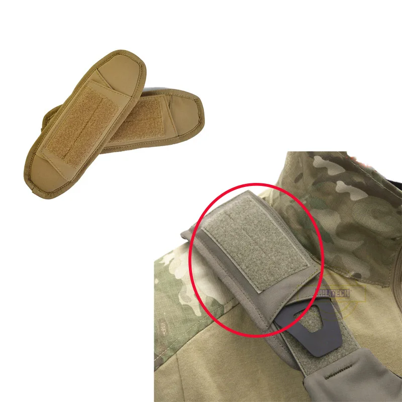 Hombreras de protección y descompresión, chaleco táctico de caza, accesorios JPC/FCSK, almohadilla deportiva, un par - imagen 3