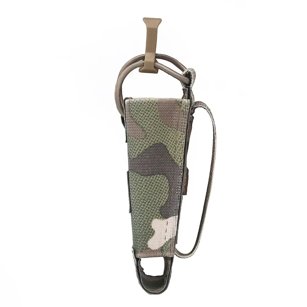 Emersongear-bolsa para revistas de pistola individual/doble con borde en V, bolsa táctica ligera para Mag, estuche de extracción rápida, caza, senderismo, combate, nailon - imagen 4