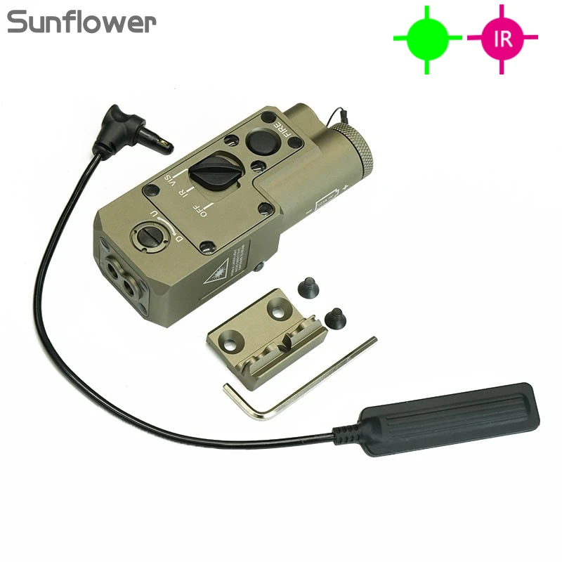 Sotac PERST láser IR verde metálico ajustable para AR15 - imagen 4
