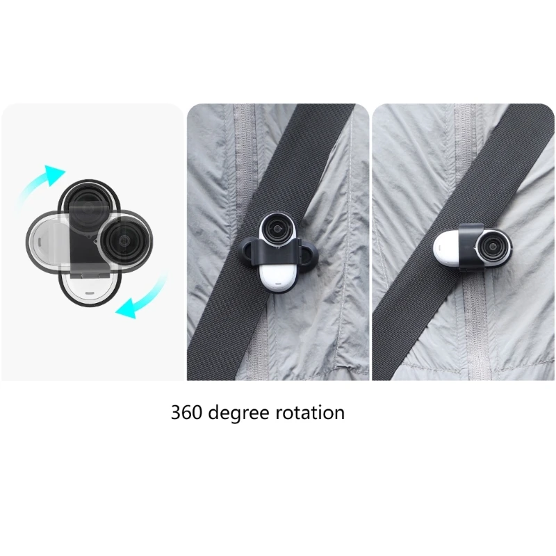 Mada mochila Montaje para clip para GO 3S Accesorios cámara acción horizontal K1KF - imagen 4