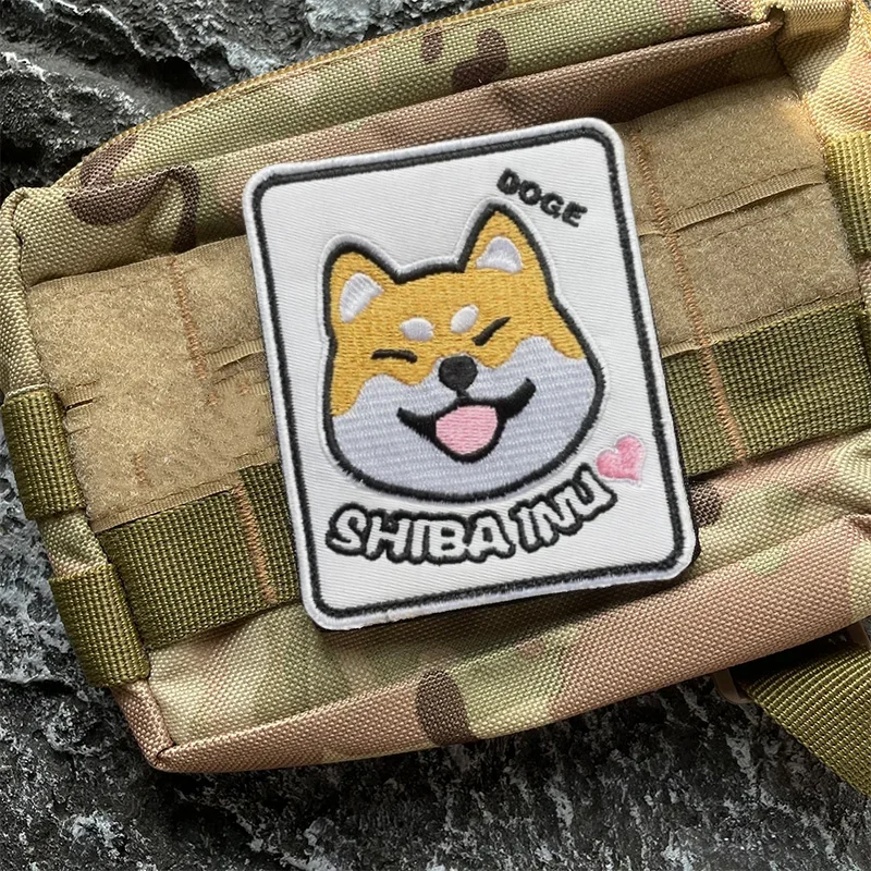 Parche bordado de gancho y bucle K9 de Pastor Alemán, brazalete de moral, parches reflectantes, insignia táctica de perro, pegatina de mochila militar - imagen 4