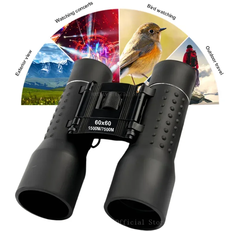 Prismáticos profesionales para exteriores, binoculares potentes para baja visión nocturna, turismo, Camping, caza, telescopio, 20-180X100 - imagen 3