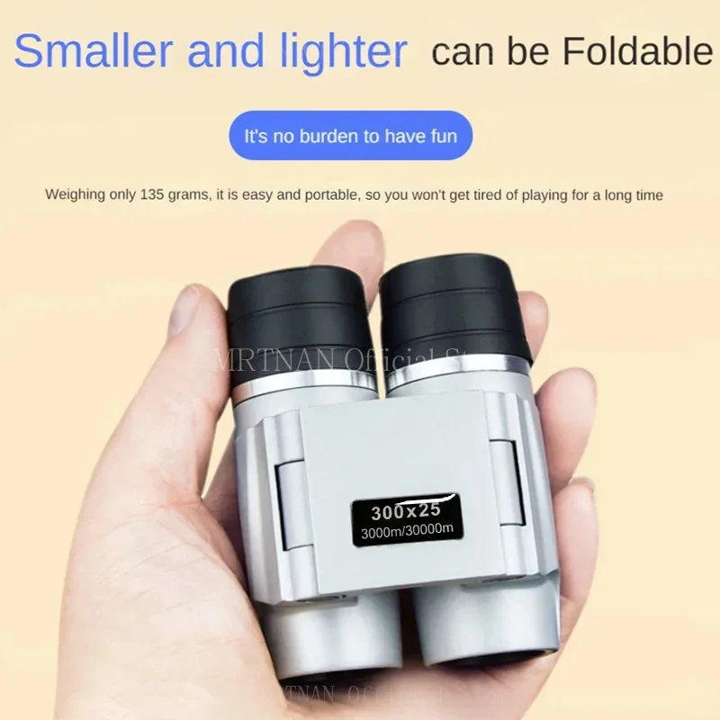 Telescopio HD de alta potencia de 30000M, binoculares potentes de bajo nivel de luz, Mini Monocular plegable portátil profesional de largo alcance - imagen 3