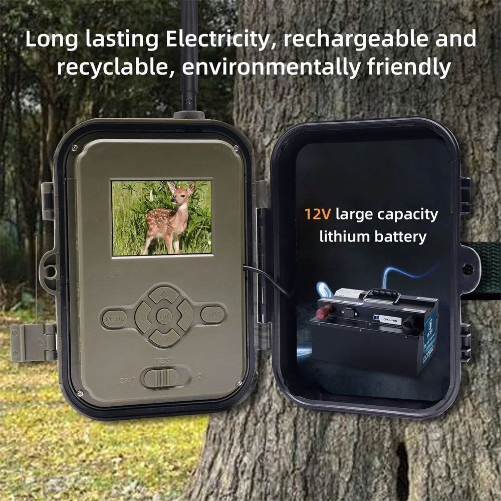 Cámara trampa fotográfica celular 2G con batería Li y alertas SMS - imagen 2