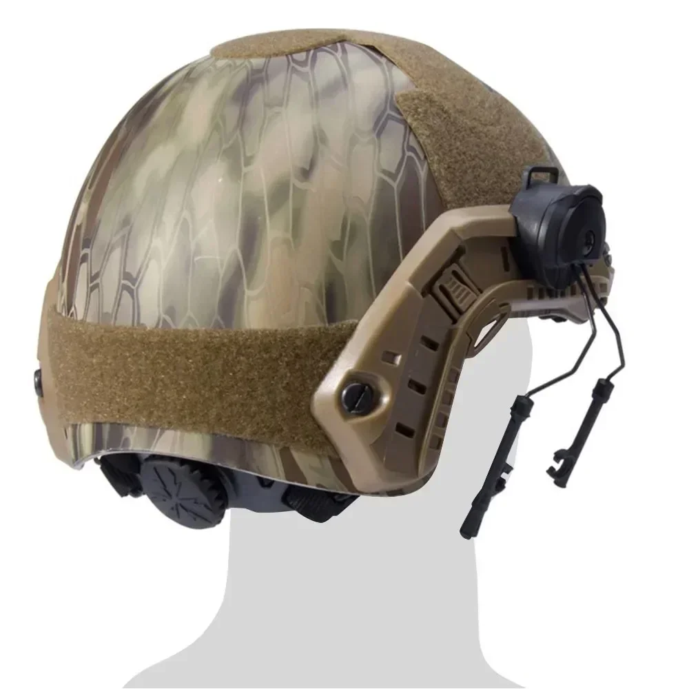 SINAIRSOFT-Soporte de auriculares tácticos, conjunto de adaptadores de riel de arco para casco Fast Ops Core, serie Comtac II, auriculares militares con cancelación de ruido - imagen 3