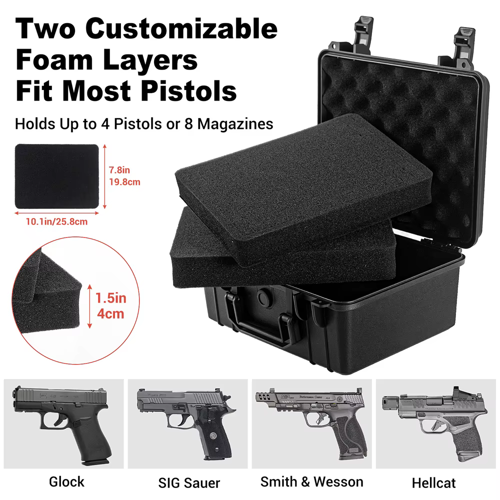 Estuche táctico impermeable y resistente para pistola - imagen 2