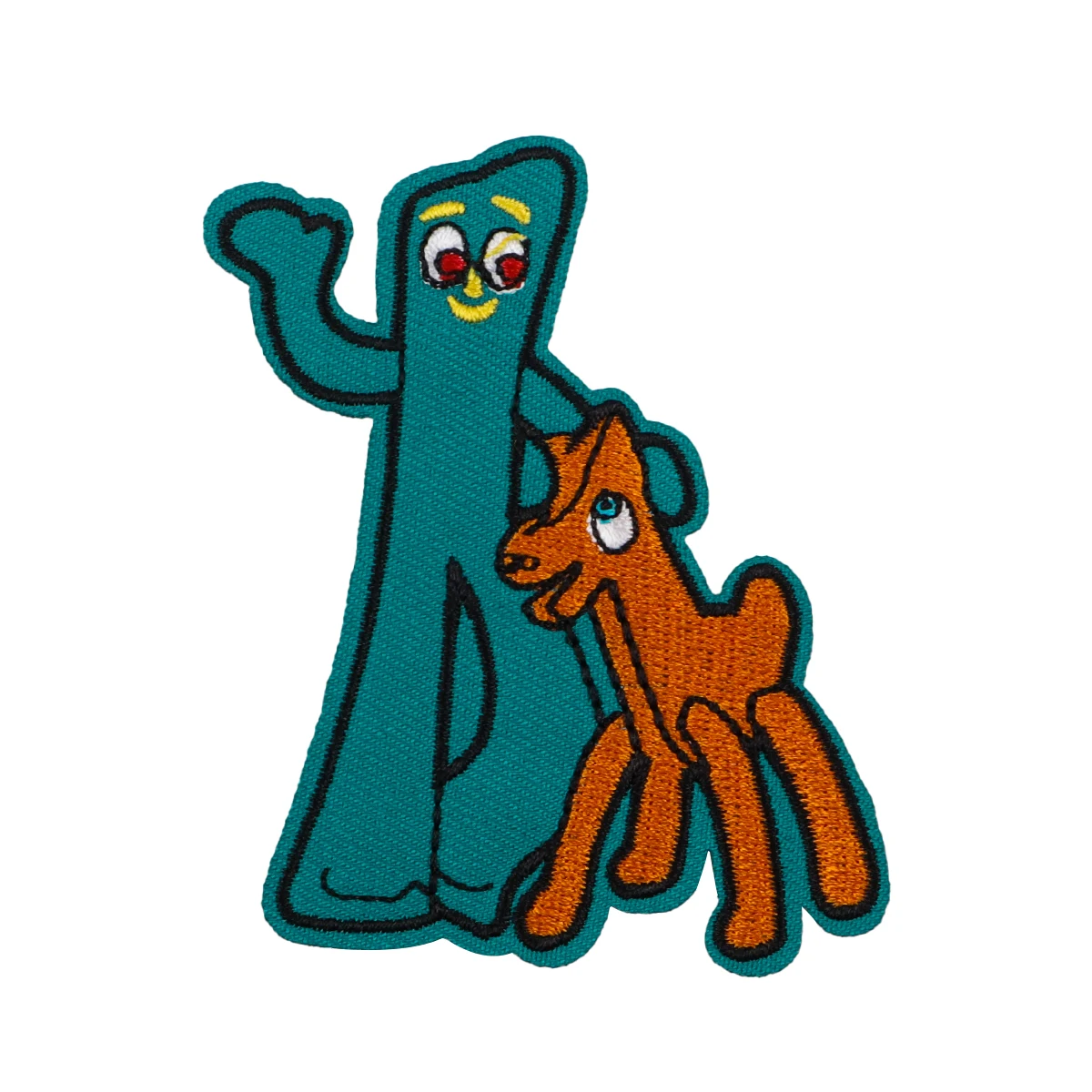 Parches de figuras de dibujos animados para ropa, parches bordados con plancha de animales bonitos para ropa, accesorio de apliques de rayas DIY - imagen 5