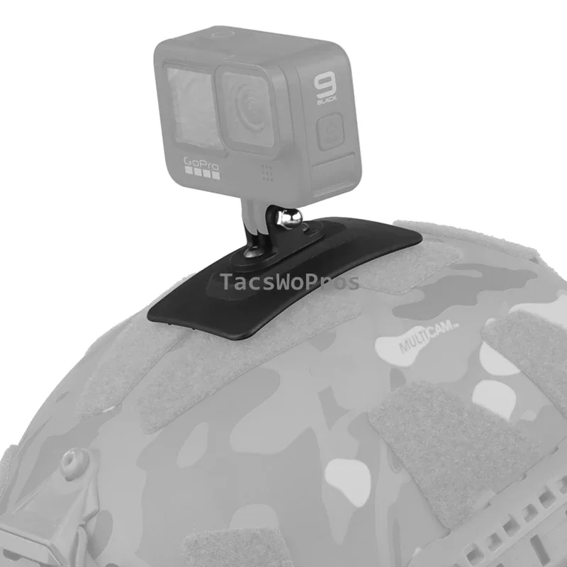 Adaptador de Base de casco rápido táctico para cámara GoPro, soporte de montaje fijo para linterna, Airsoft - imagen 4