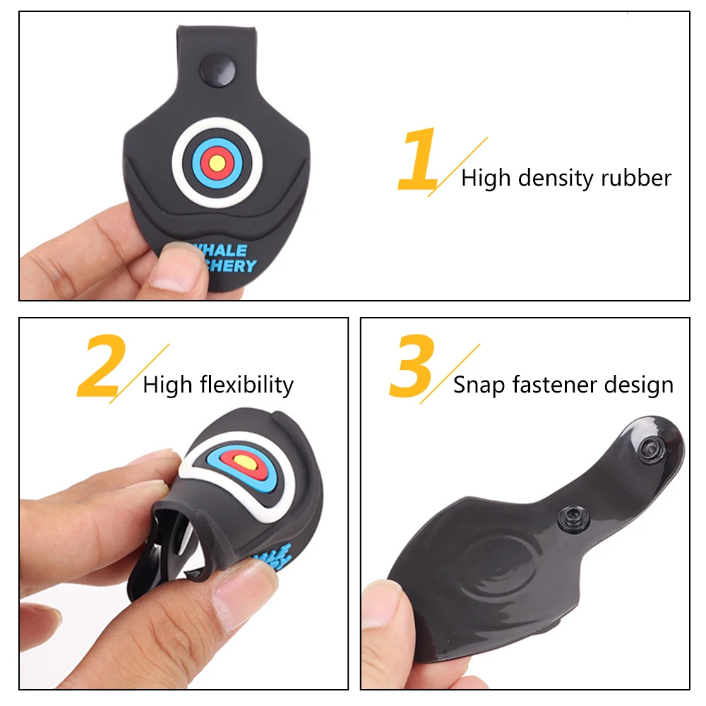 Nuevo arco recurvo protección de punta de extremidad tiro con arco almohadilla de goma en los zapatos pie para arco recurvo accesorios de tiro de caza - imagen 4