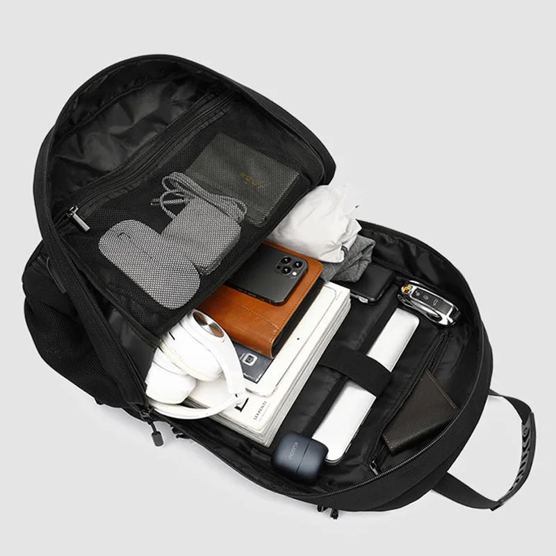Mochila USB de 60L para deportes al aire libre, Camping, senderismo, para hombres, zapatos, bolsillo, viaje, escalada, ciclismo, expansión, bolsa de almacenamiento para ordenador portátil para estudiantes - imagen 3
