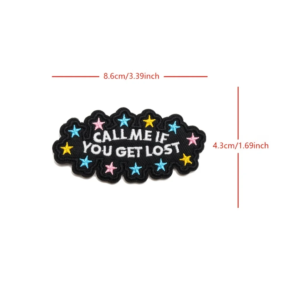Parche táctico de Velcros CALL ME IF YOU GET LOST, pegatina bordada con cierre de gancho y bucle militar para mochila Molle - imagen 5