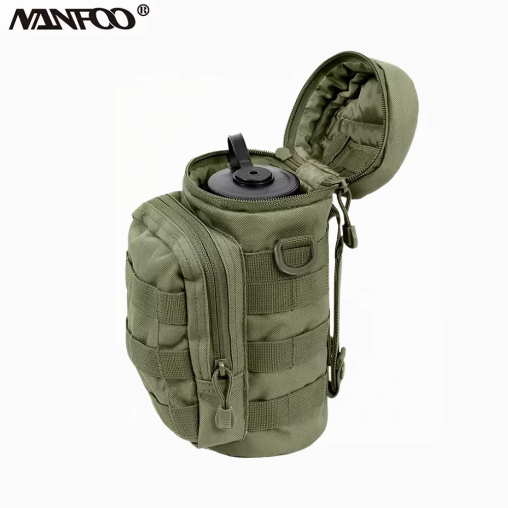 Bolsa táctica MOLLE portabotellas agua outdoor y caza