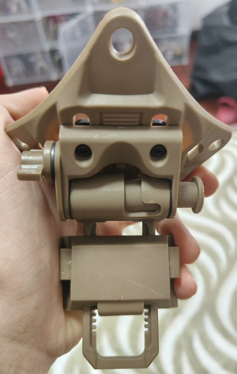 FMA Airsoft Paintball L4G19 casco de plástico NVG soporte de montaje para PVS15 PVS18 GPNVG18 gafas de visión nocturna - imagen 5