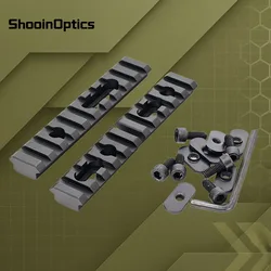 Shooin Optics MOE base de montaje Picatinny aluminio extraíble