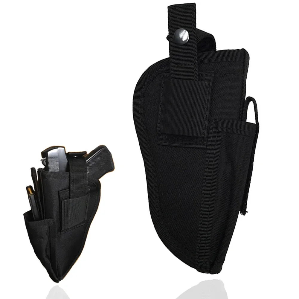 Funda táctica para pistola Glock, bolsa militar para revólver, cinturón Airsoft de caza, nailon, accesorios Glock rápidos, g17, g19 - imagen 3