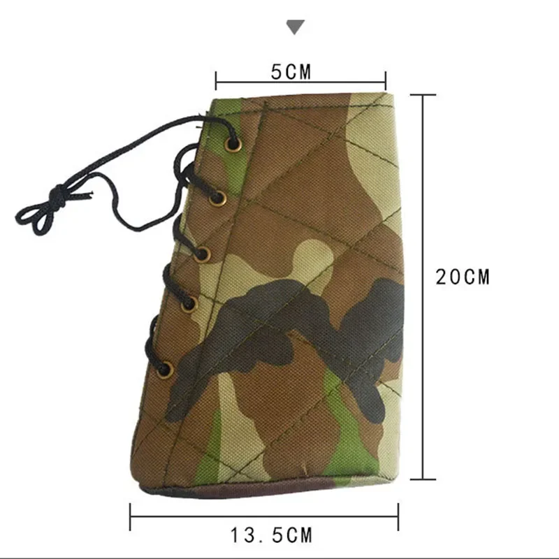 Almohadilla De retroceso De goma para Rifle De caza De tela Oxford, bolsa para a tope, bolsa amortiguadora ajustable a prueba De golpes, accesorios De Airsoft - imagen 3
