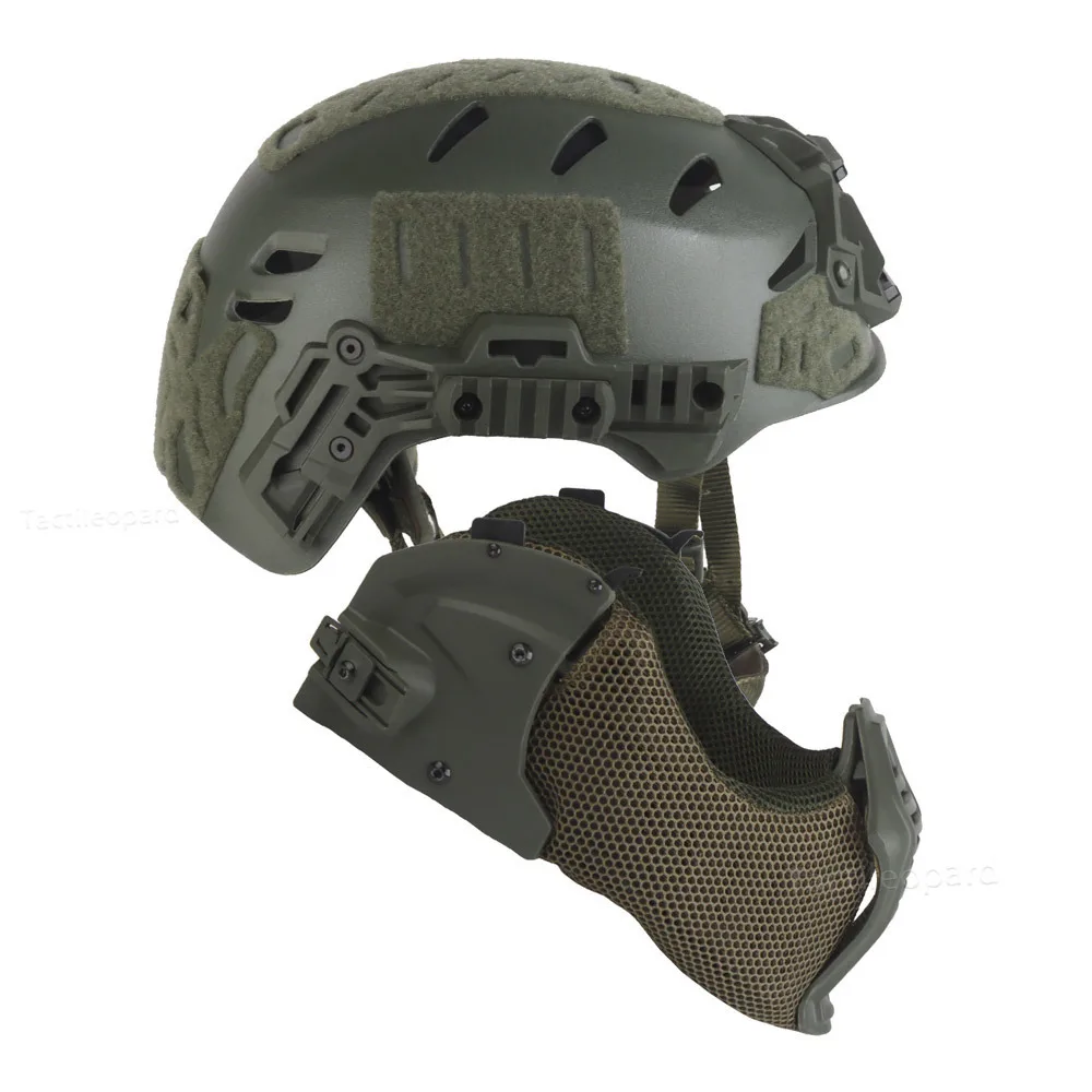 Casco táctico Wendy 3,0 de protección completa, equipo de entrenamiento Airsoft para caza - imagen 4