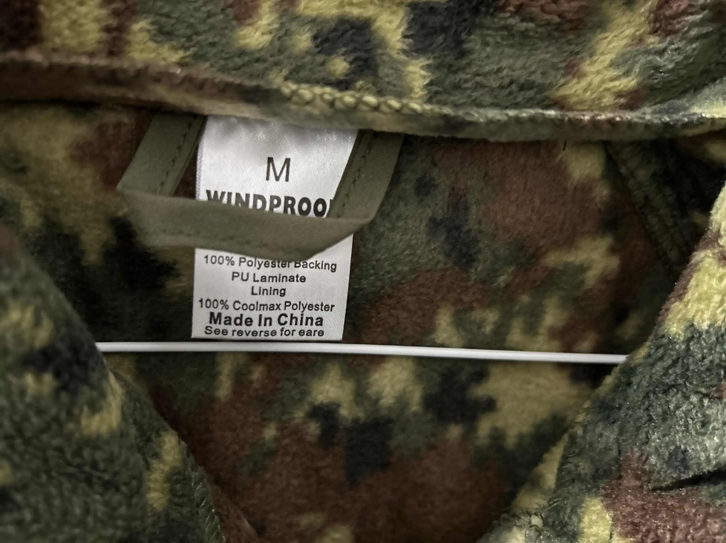 Chaqueta polar táctica al aire libre de tercera generación de camuflaje Flecktarn - imagen 4