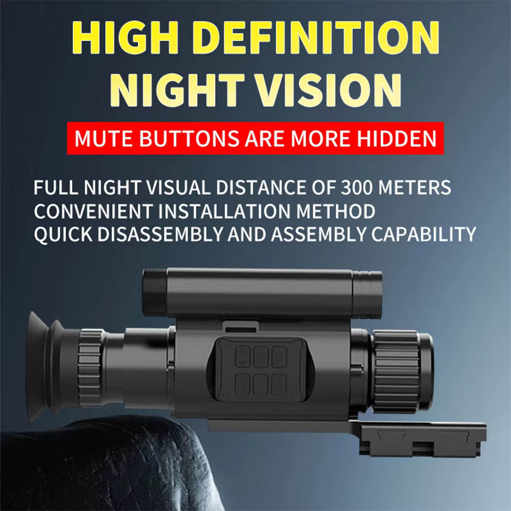 Mira de rifle visión nocturna tensdarcam con IR 850nm