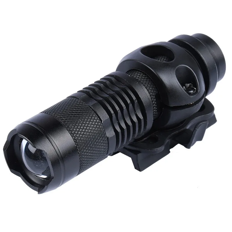 WADSN casco táctico MINI linterna blanca luz LED luz estroboscópica de montaje rápido 20mm Rail Base caza Airsoft Scout Accesorios - imagen 5