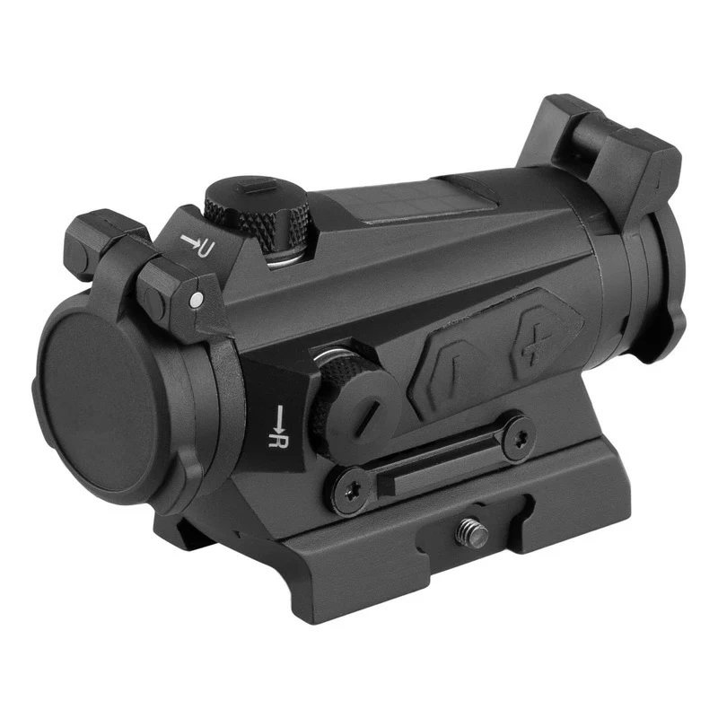 Romeo4S-mira telescópica de energía Solar con montura alta y tapas de lente para caza, óptica táctica, punto rojo, 2Moa, 1x24mm - imagen 3