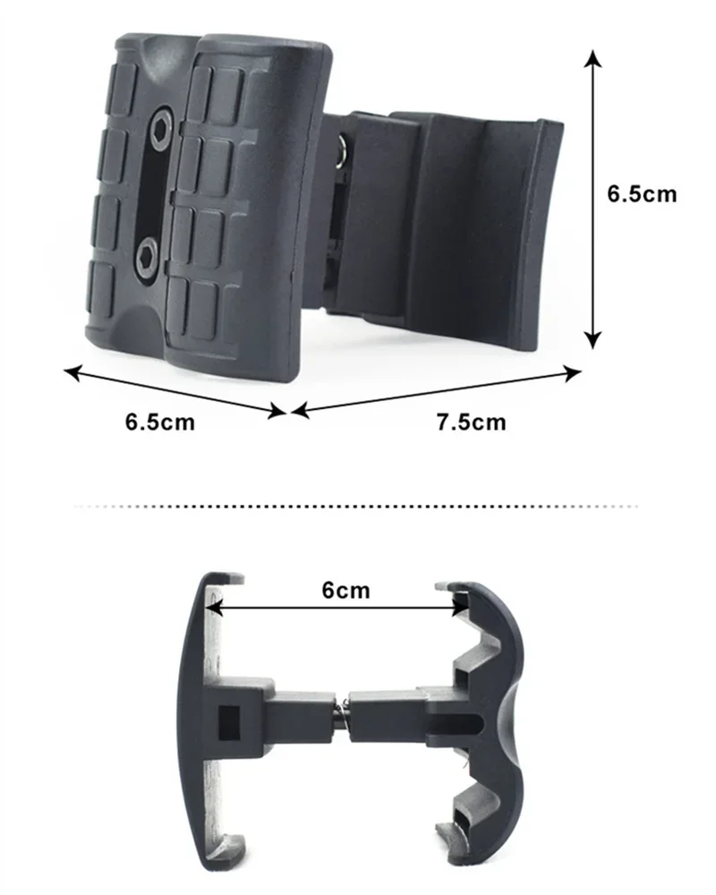 Abrazadera de acoplador de revista AK 7,62, abrazadera de conector paralelo Mag, accesorios para pistola de caza, Clip doble Mag para Rifle - imagen 2
