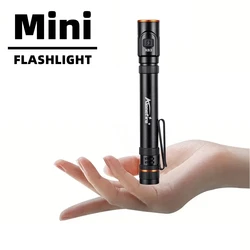 Mini linterna LED alta potencia, recargable USB con imán y clip – Outdoor
