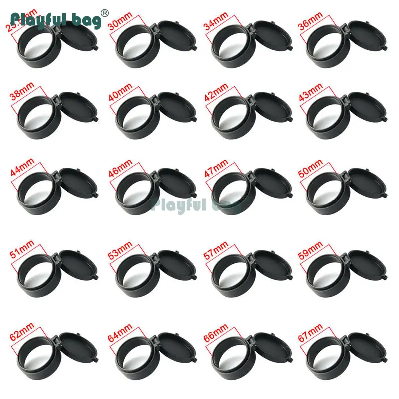Tapa de protección para Mira de caza, cubierta elástica antipolvo, accesorios de caza, 25,5-69MM, AQB155 - imagen 5