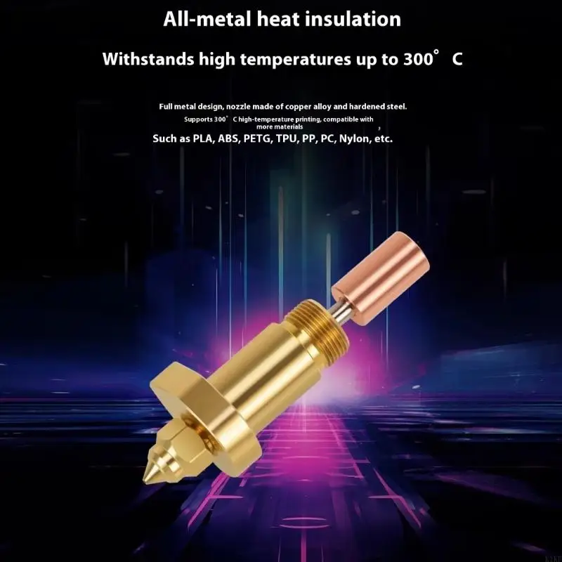 Bloque calefactor Hotend loza respuesta cálida rápida Arreglos tipográficos corriente directa K1KF - imagen 2