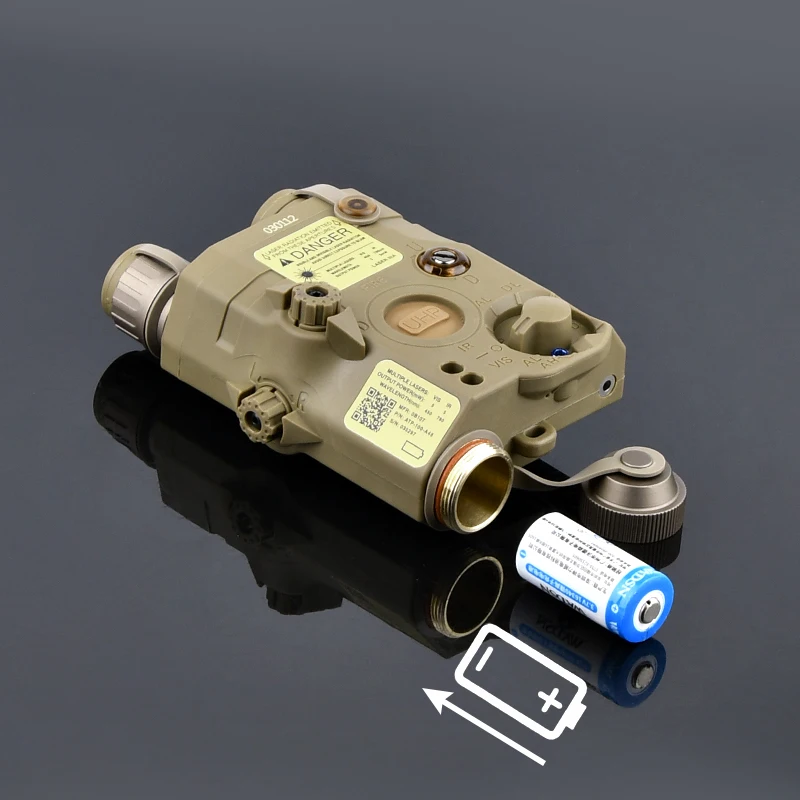 Linterna táctica PEQ15, luz LED blanca de edición roja, verde y azul, accesorios de caza para armas, compatible con riel de 20mm - imagen 3