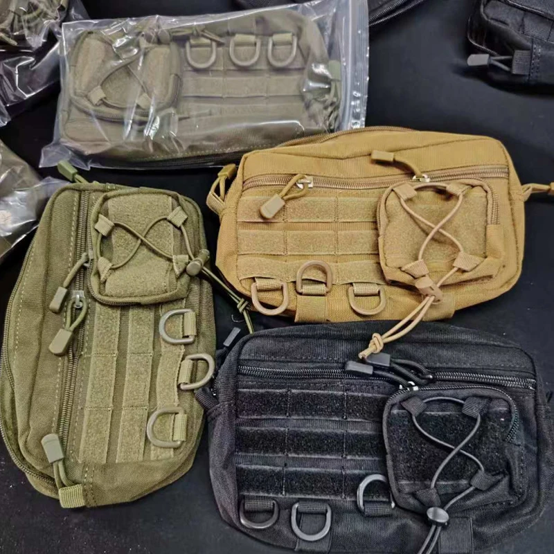 Bolsa táctica horizontal MOLLE – Organizador EDC con bolsillo frontal - imagen 3