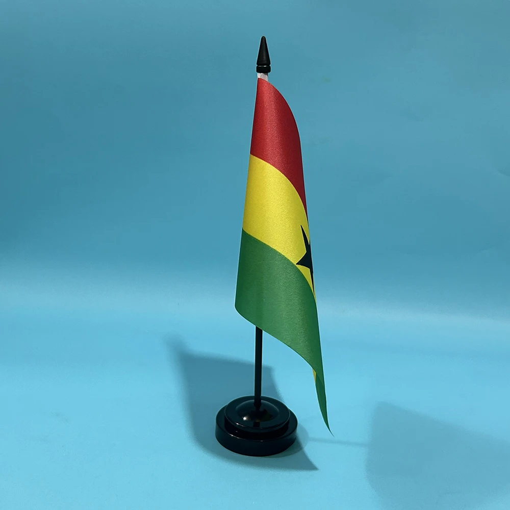 Bandera nacional de Ghana para escritorio decorativa - imagen 5
