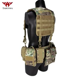 Chaleco táctico camuflaje YAKEDA para instrucción y campo