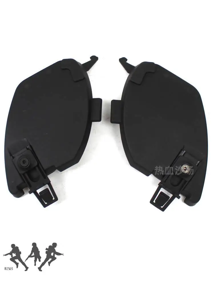FMA-Casco balístico Airsoft para caza, cubierta de oreja para riel guía 3,0, protección facial, placa gruesa - imagen 5