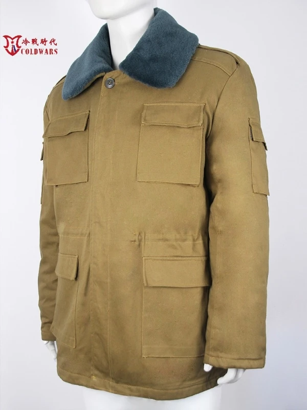Chaqueta de algodón soviética M81/M88, Tops, abrigo con cuello de pelo ruso - imagen 5