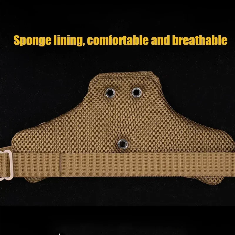 Plataforma de pierna Modular táctica MOLLE, funda desmontable ajustable, funda de extracción rápida Airsoft, accesorio de caza colgante para pierna - imagen 5