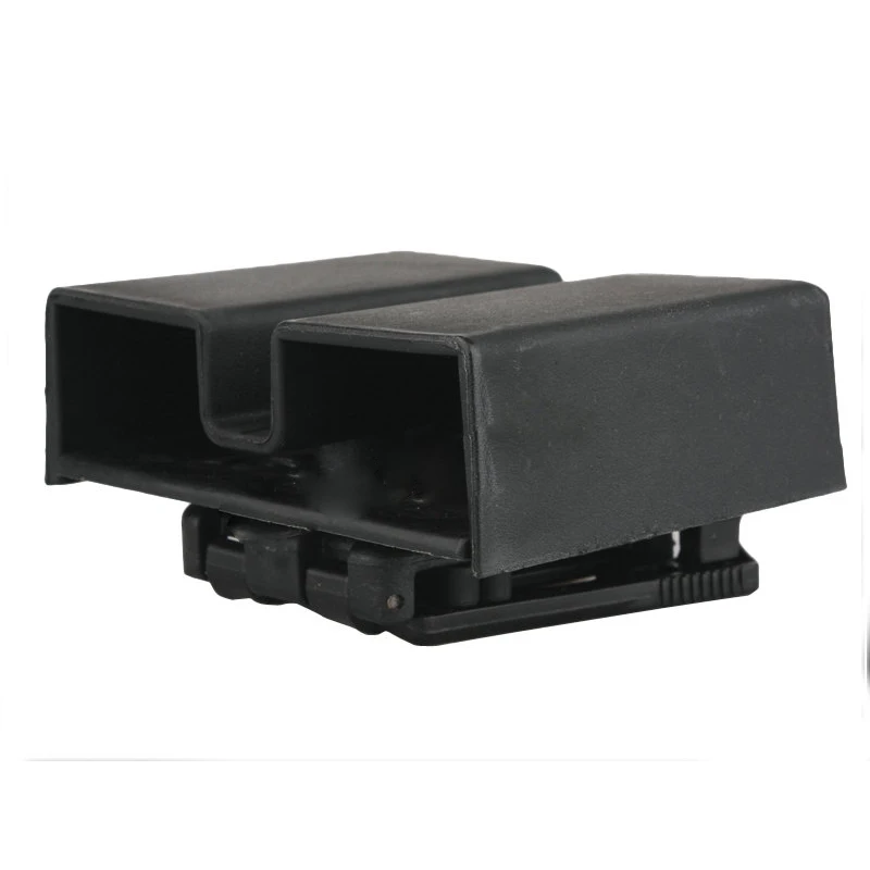 Bolsa táctica doble para revistas, funda Mag, almacenamiento de pistola, bolsa expuesta, funda Airsoft, caza, senderismo al aire libre, nailon BD6371