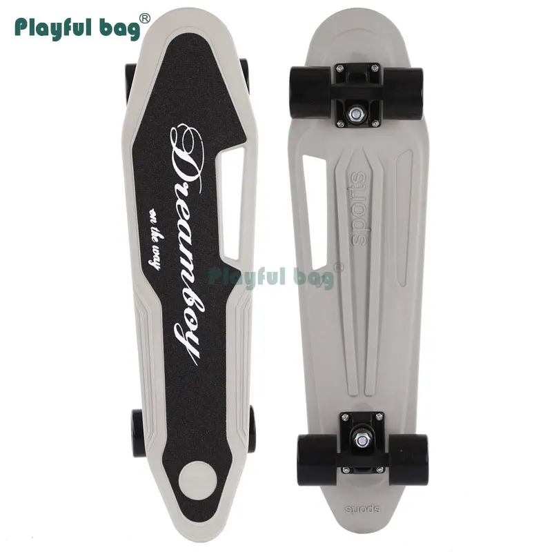 Monopatín de cuatro ruedas de 63x16,5 CM para niños y adultos, juguetes de moda, monopatín duradero AMB195 - imagen 4