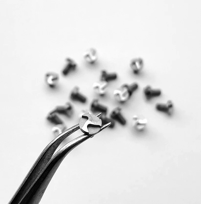 Tornillos de cabeza de molino de viento M2.5 personalizados para bricolaje, accesorios de modificación de cuchillo plegable, mango de cuchillo de acero inoxidable, Screws-6pieces - imagen 3