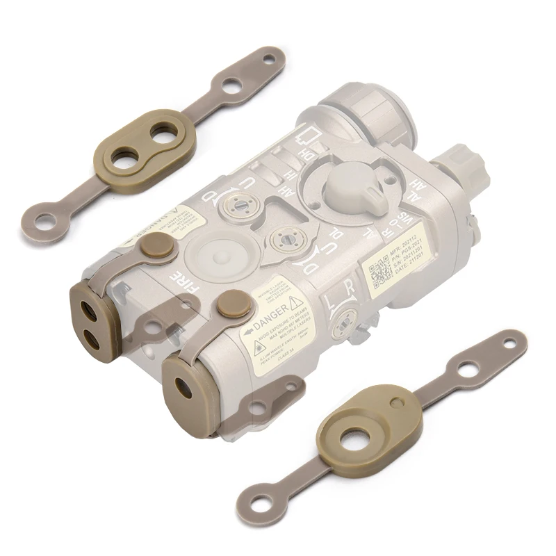 WADSN linterna táctica luz de explorador rojo/verde NGAL láser Nylon plástico NGAL cubierta protectora uso al aire libre - imagen 5