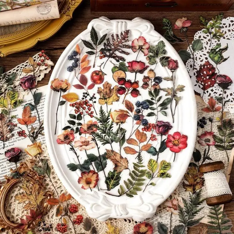 Pegatina decorativa flores planta Pegatina álbumes recortes para planadores laptops portada del teléfono