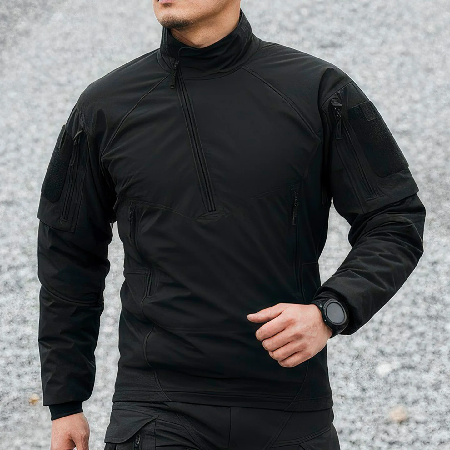 ACE camisa térmica gruesa manga larga camuflaje hombre invierno - imagen 3