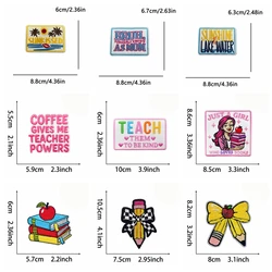 Parche bordado infantil con letras – Planchar en ropa