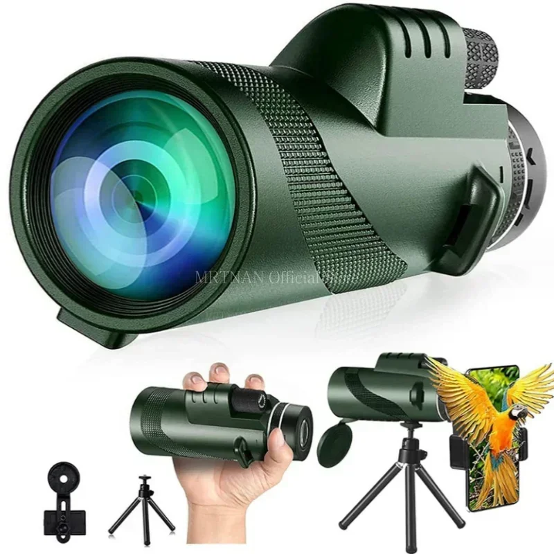 Telescopio monocular BAK4 de largo alcance con trípode - imagen 4