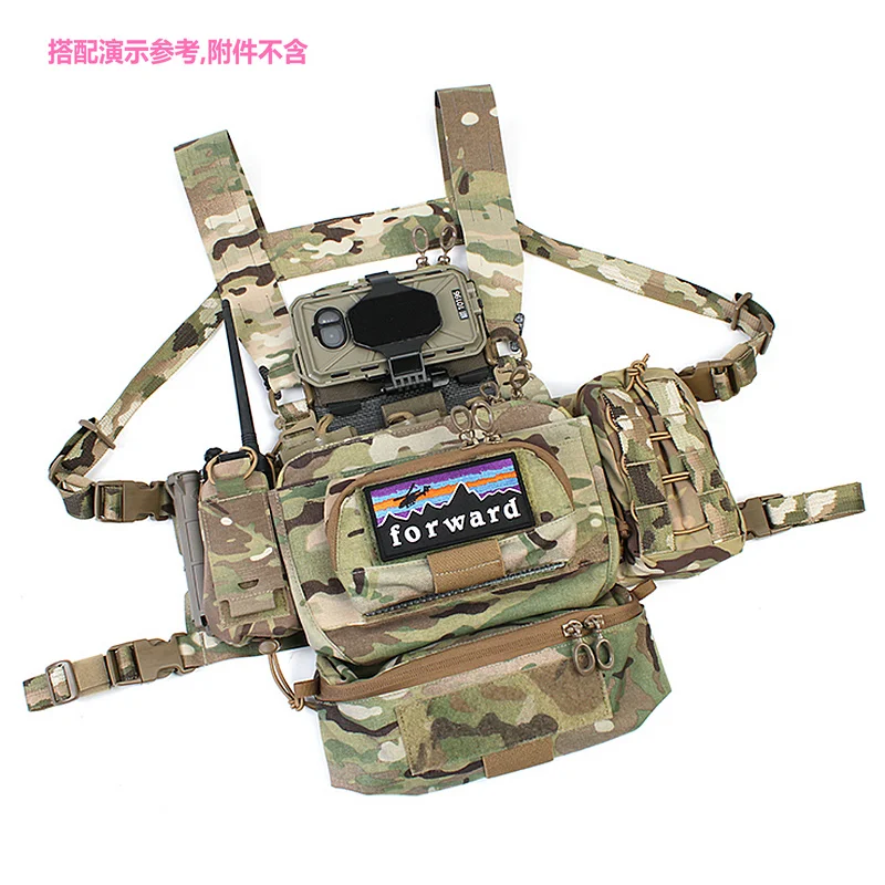 PEW-Colgante de pecho ensanchado, Base principal del cuerpo, colgante de pecho con bolsillo Abdominal Simple - imagen 3