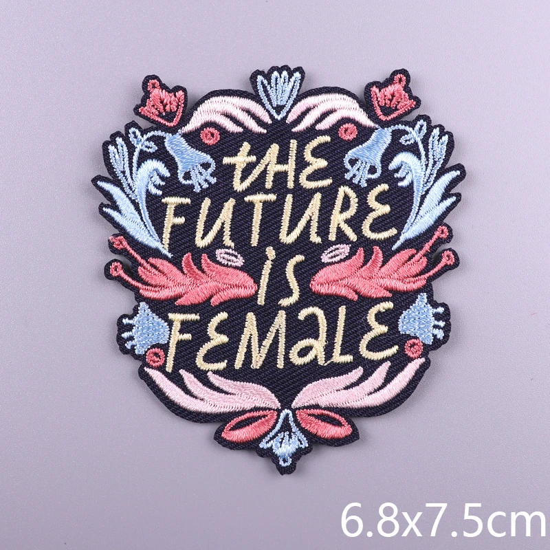 Parche de letras, parches bordados para ropa, parches termoadhesivos para ropa, insignias a rayas, parche de animales para ropa, gancho - imagen 2