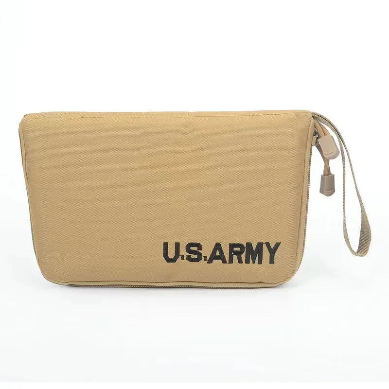 Funda táctica para pistola con cremallera de bloqueo, funda grande para pistola, resistente, ligera, accesorio de tiro portátil - imagen 3