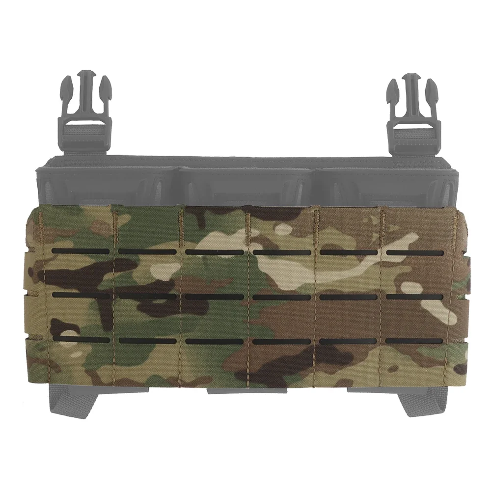 Adaptador de bolsa Mag con sistema MOLLE para estilo Agilit, bolsa Triple multicalibre para revistas, chaleco táctico Airsoft, accesorio portador de placa