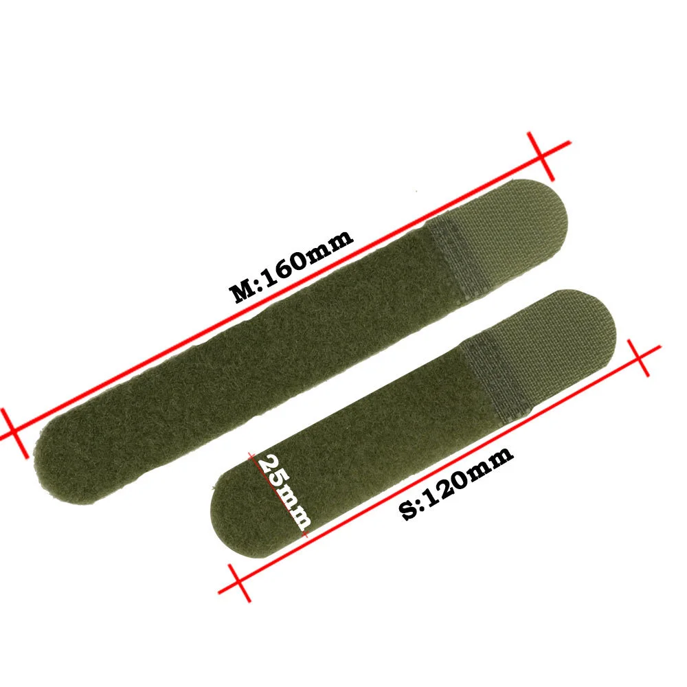 Molle táctico, 2 unidades por paquete, bridas para cables, correas para cincha, organizador ordenado, gancho fijo, agarre, cordón de envoltura, ataduras reutilizables - imagen 2